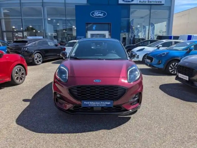 Ford Puma 1.0 flexifuel 125ch s&amp;s mhev st-line x vivid ruby edition — photo 2