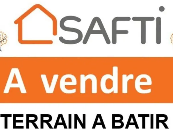 Terrain à bâtir, borné, non viabilisé.