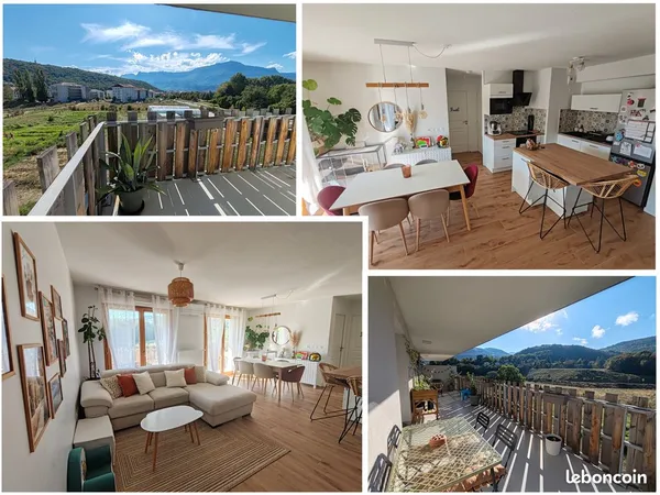 T3 lumineux avec grand balcon et garage