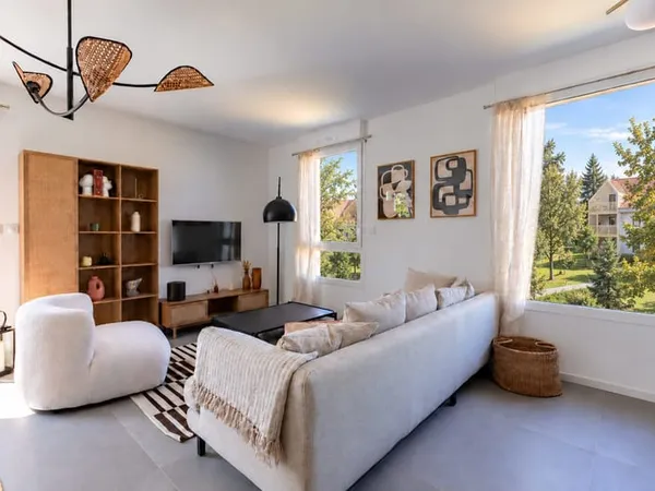 OBERNAI - 4 PIÈCES TRAVERSANT DE 98,7 M² AU COEUR D'UN PARC