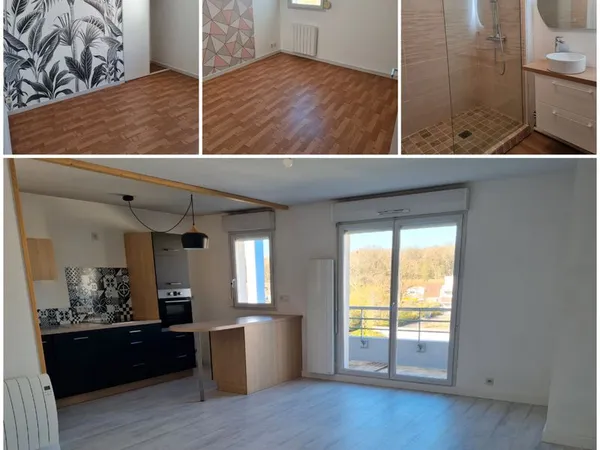Appartement T3 de 71m², balcon/terrasse, parking, cellier