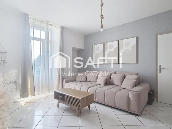 MOIRANS CENTRE-VILLE - T3 de 73m² - VENDU LOUÉ - BALCON ET CAVE