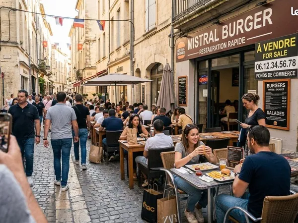 Fonds de commerce restauration rapide 34 m²