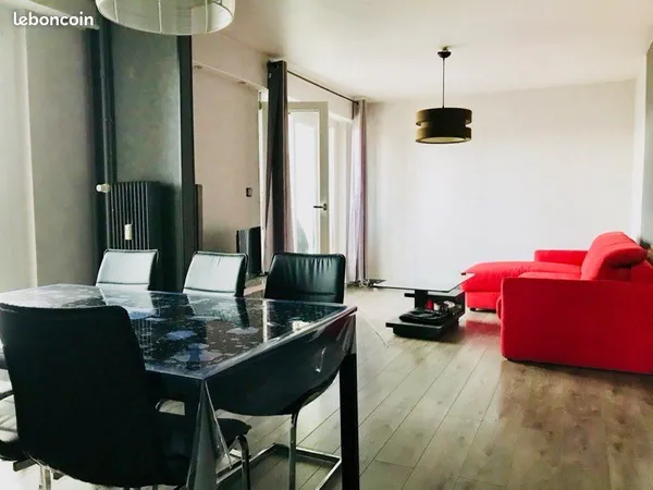 Spacieux F3/4 meuble - 5mn gare/ 5mn centre à pieds