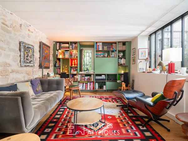 Triplex esprit maison au calme d'une impasse verdoyante