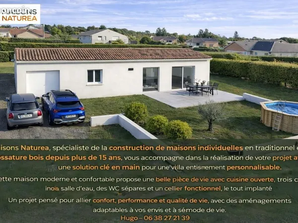 Maison 3 pièces 80 m²