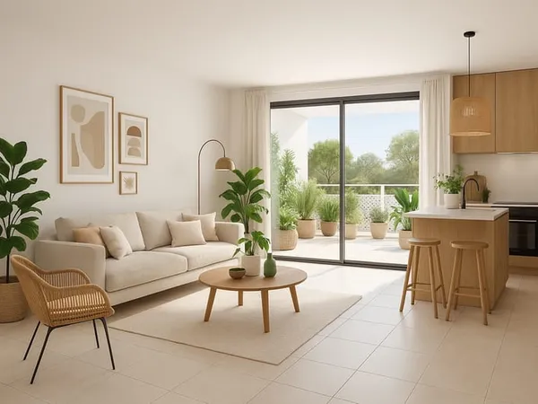 Eligible Prêt à Taux Zéro (PTZ) : 3P avec terrasse au calme