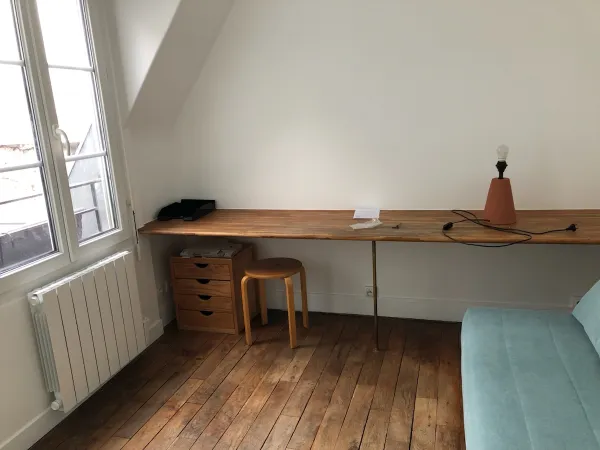 Loue studio - meublé 15m² - Paris 75117 excellent état proche métro bus et commerces