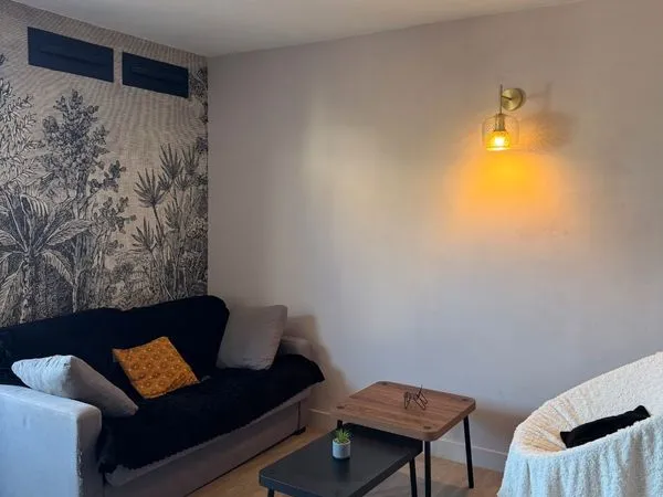 Studio 29 m² rénové, meublé + terrasse + parking - Marseille 3e