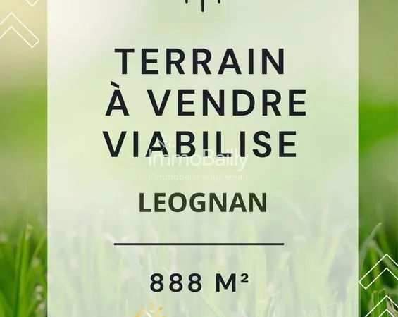 Terrain 889 m² Léognan