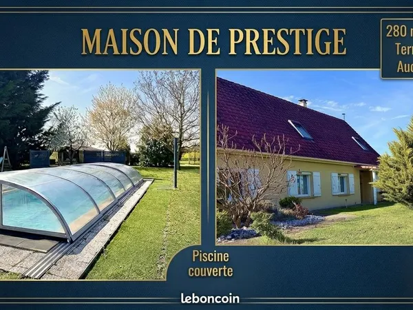 Maison de prestige 180m2 à Diors avec piscine