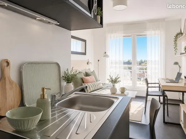 Appartement 1 pièce 19 m²
