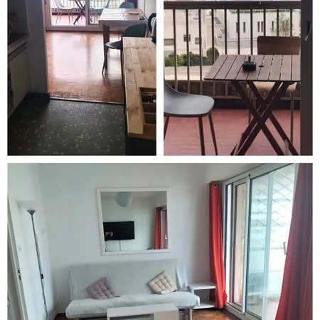 Beau T1 meublé lumineux avec terrasse