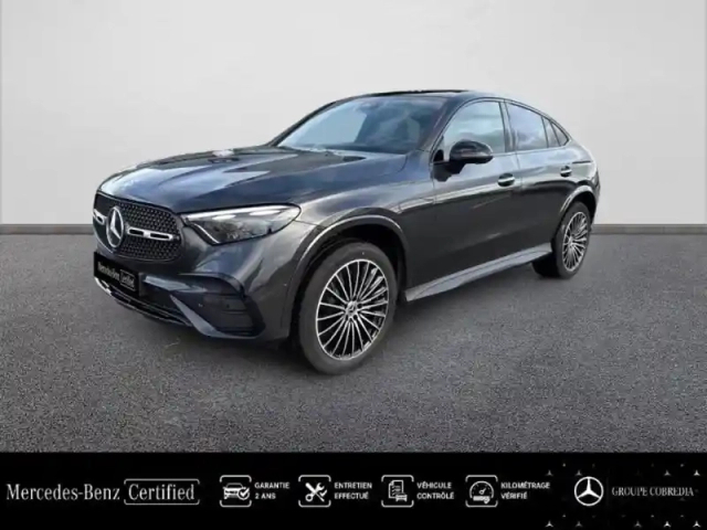 Mercedes Glc coupé 300 d e hybrid 197+136ch amg line + 4matic 9g-tronic