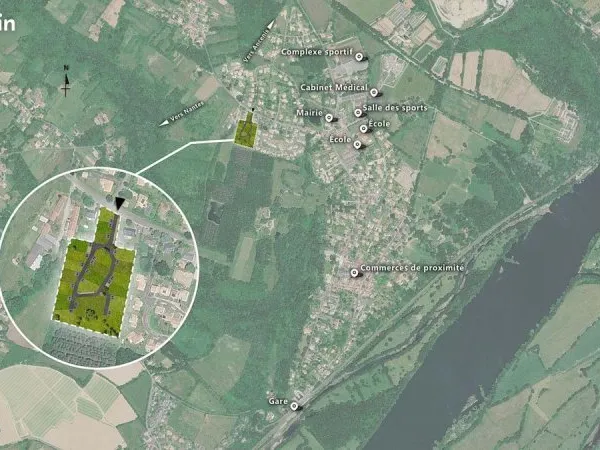 Terrain 289 m² Le Cellier