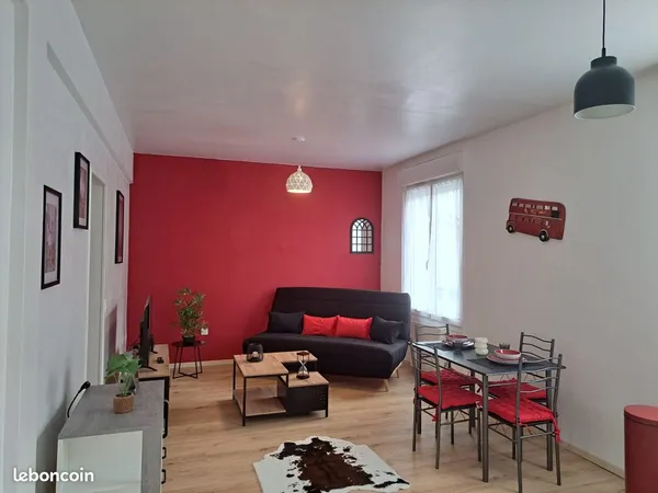 Appartement 3 pièces rénové, meublé et équipé à Poitiers