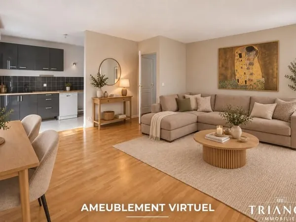 Appartement 68 m2 Asnières / 3 pièces -2 chambres - Balcon- 2 places parking