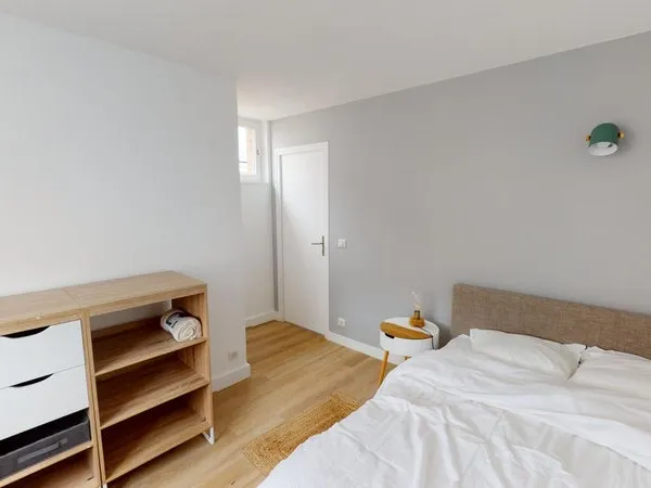 Chambre dans colocation en duplex très propre