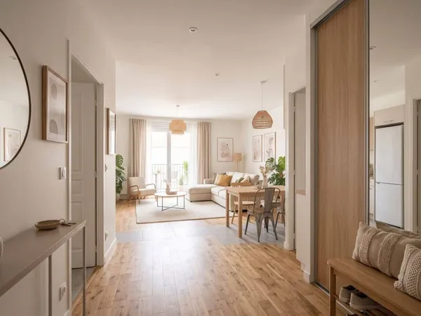 Appartement 3 pièces 61 m²