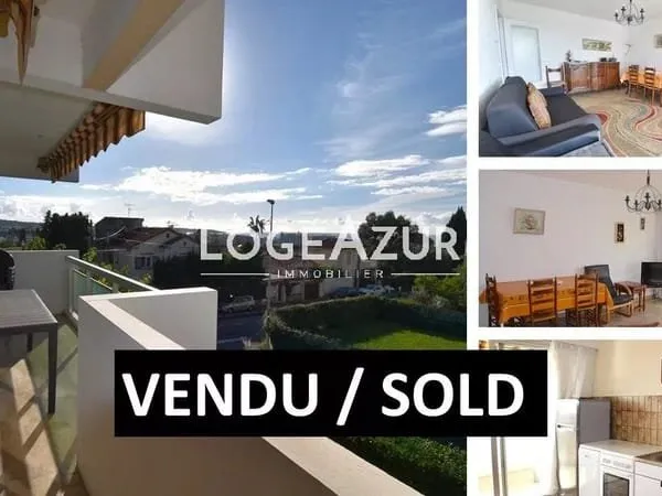 Vente appartement 1 chambre + parking - ANTIBES TRAMONTANE