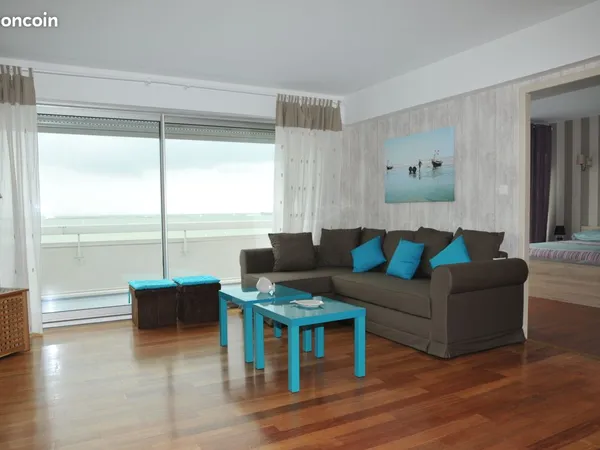 Appartement meuble face mer terrasse