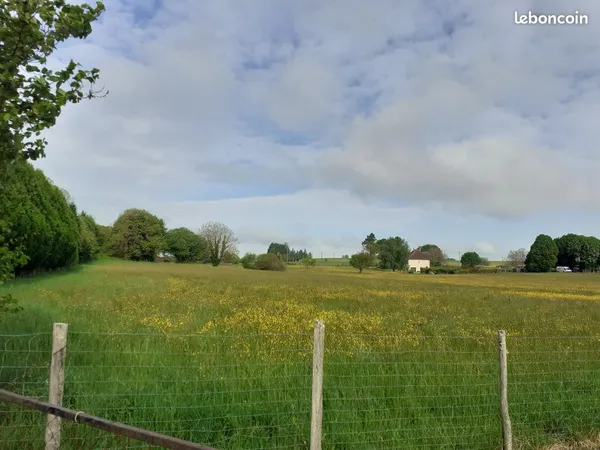 Grand terrain constructible - deux hectares -