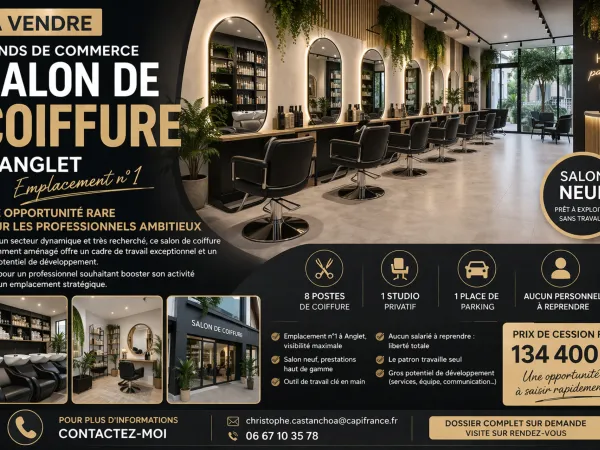 Fonds de commerce 3 pièces 69 m²