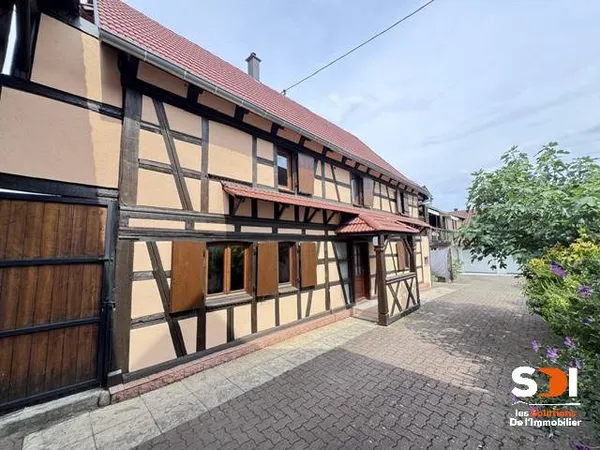 T6/5CH DANS MAISON ALSACIENNE 135M² AVEC TERRASSE + GGE + CAVE - HINDISHEIM