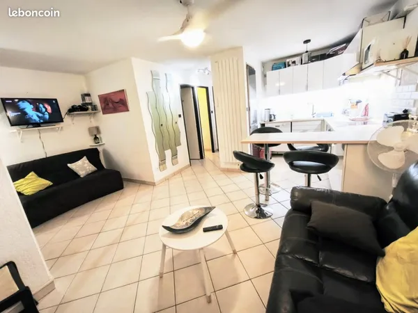 Location meublée T2 35 m2 d'octobre à juin maxi