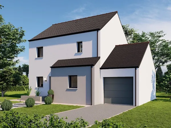 Terrain + maison 90 m²