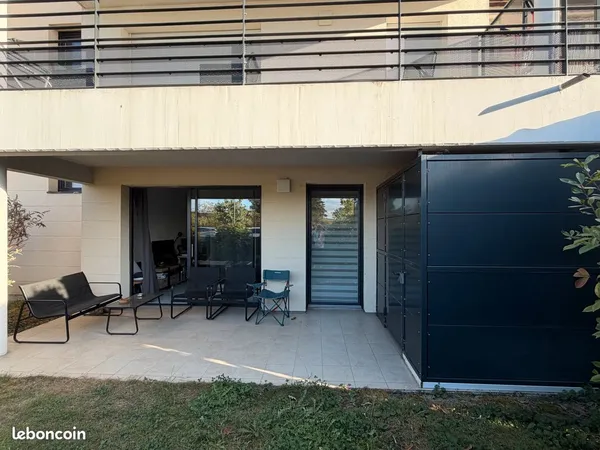 Appartement T2 récent avec terrasse, jardin privatif et parkings Moulins-lès-Metz