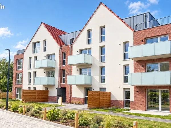 Grand T4 avec 2 terrasses sans vis-à-vie & stationnement à Frelinghien