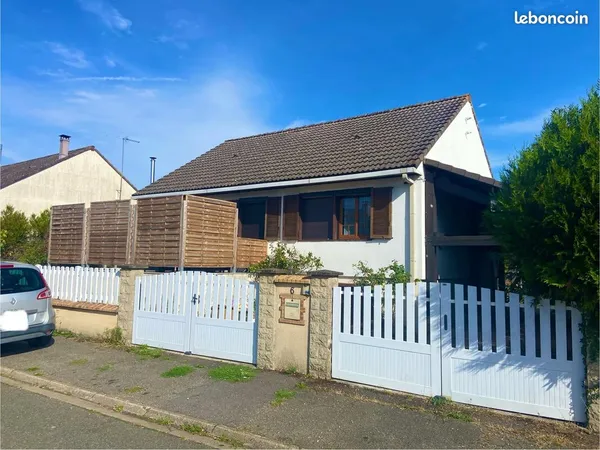 Maison 5 pièces indépendante de 81 m² - Terrain de 501 m²