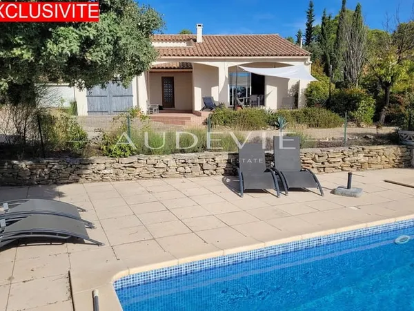Villa 3 chambres avec piscine et vue - Minervois