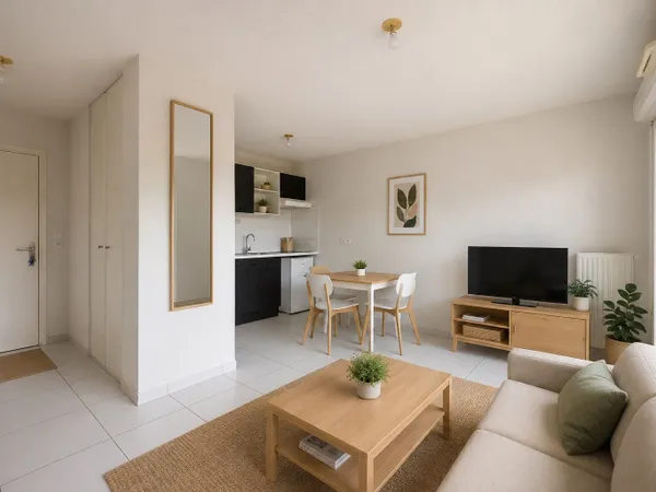 PESSAC - Appartement T2 avec terrasse et parking sécurisé.