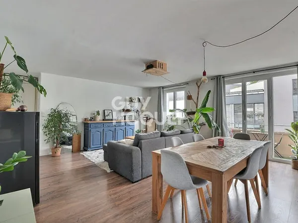 Jean Macé, Appartement T3 lumineux de 66 m² avec balcon, Lyon 7ème (69007)