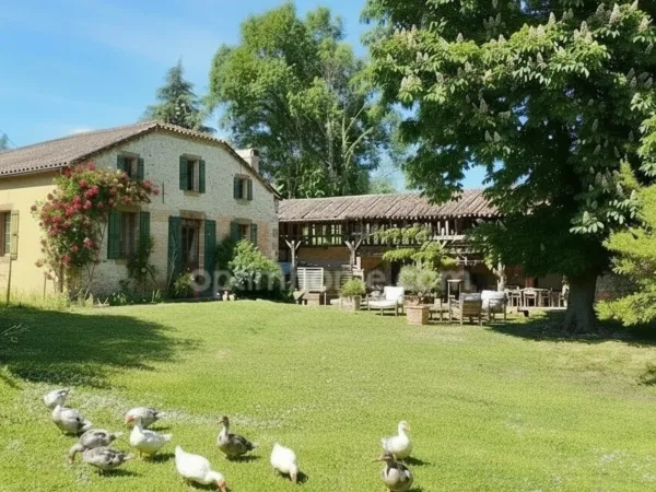 🏰 Domaine en Gascogne : Un Hameau Privé entre Sérénité et Authenticité
