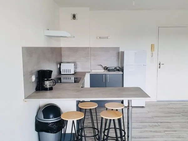 Appartement T2 meublé avec place de parking
