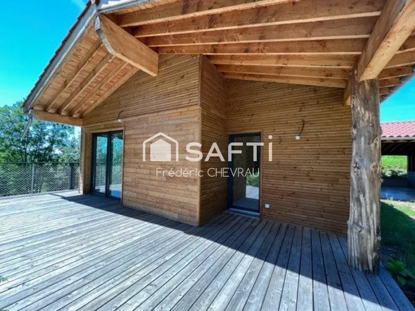 Maison d'architecte en bois - Vue panoramique