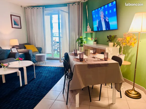 Appartement T3 de 65 m² avec terrasse et parking en sous-sol — Résidence récente et sécurisée (8e/10