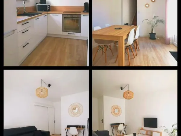 Duplex meublé avec cour