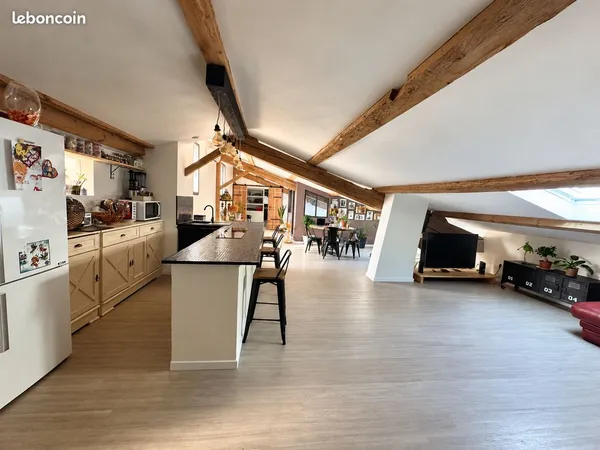 LOFT DE CARACTÈRE - 178 m² AU SOL - 72 m² CARREZ - DERNIER ÉTAGE - CENTRE