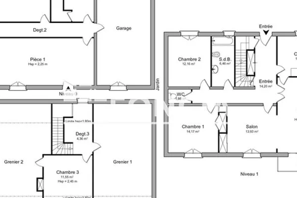 Maison Location Estos 4p 112m² 910€