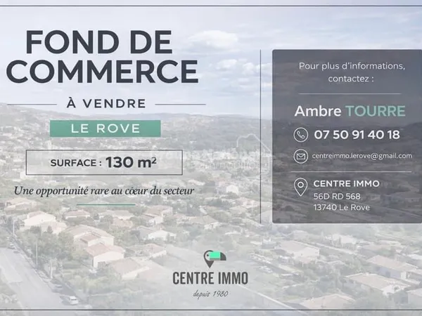 LE ROVE - FONDS DE COMMERCE - SALON DE COIFFURE