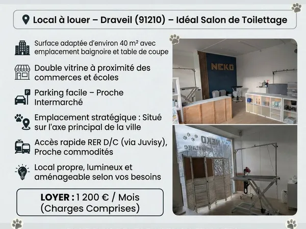 Loue local commercial