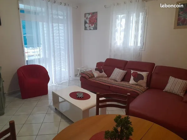 Bel appartement meuble t3 mare cafe le gosier