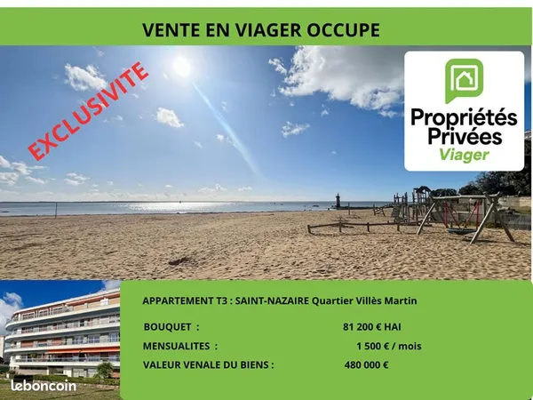 Appartement en Viager 4 pièces 98 m²