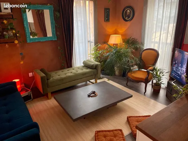 Appartement tout inclu de 50 m² avec parking sous terrain, logia de 5m2, metro ligne 7 à 3 min et li