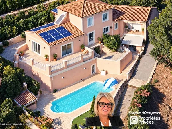 VILLA CONTEMPORAINE - 2 PISCINES, SPA ET DÉPENDANCE