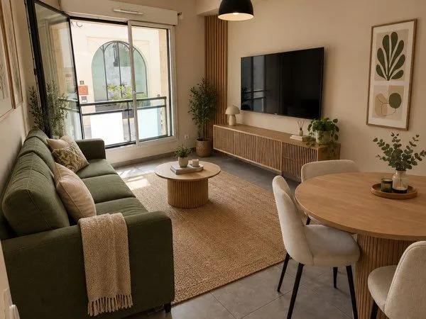 T2 meublé 40 m² - Résidence L'Univers - Accès facile, idéal seniors